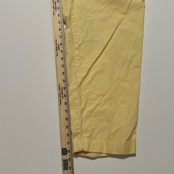 Polo by Ralph Lauren Hammond Pants Preppy Casual Yellow Men's size 35x32 - Picture 3 of 9